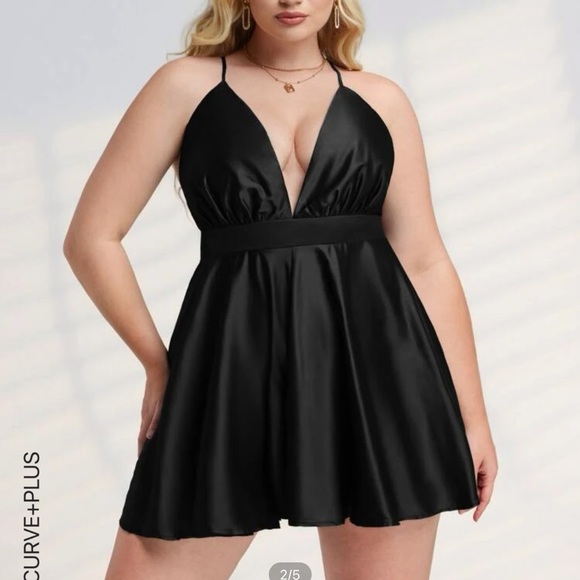 Satin romper